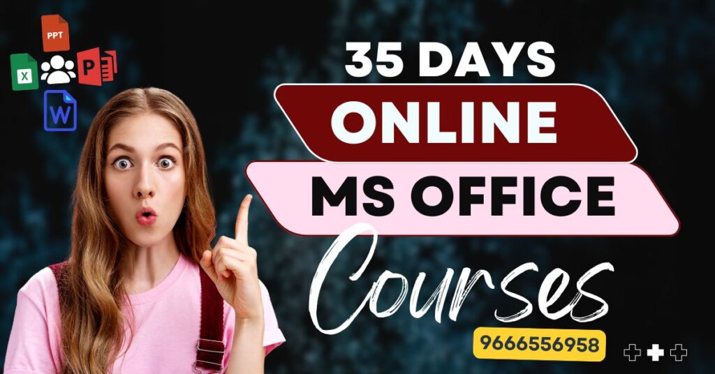 Best online MS Office course Hyderabad