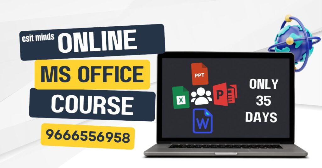 MS Office training online Hyderabad